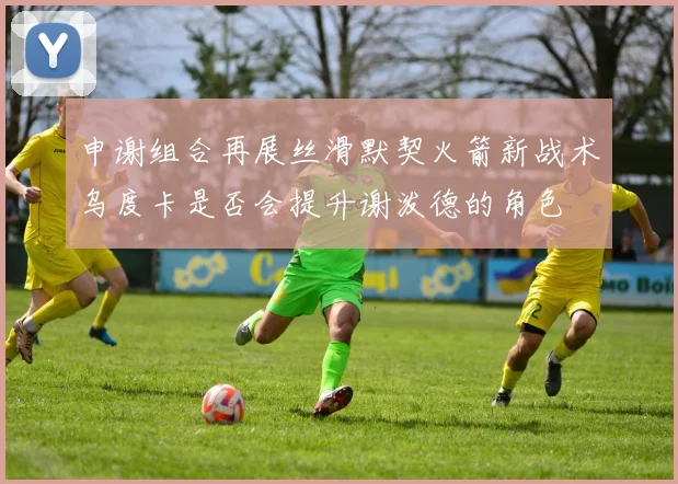 申谢组合再展丝滑默契火箭新战术乌度卡是否会提升谢泼德的角色